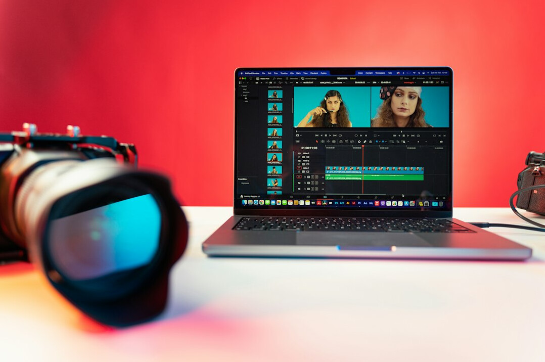film reel and editing tools