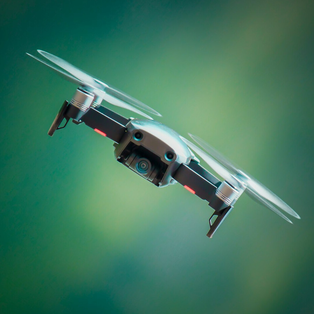 drone aerial shot